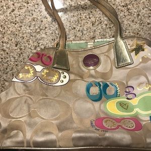 Rare Gold Poppy Hobo Bag (Used - Been in Storage)